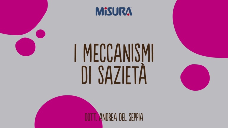 I meccanismi di sazietà